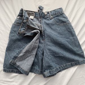 vintage denim skort